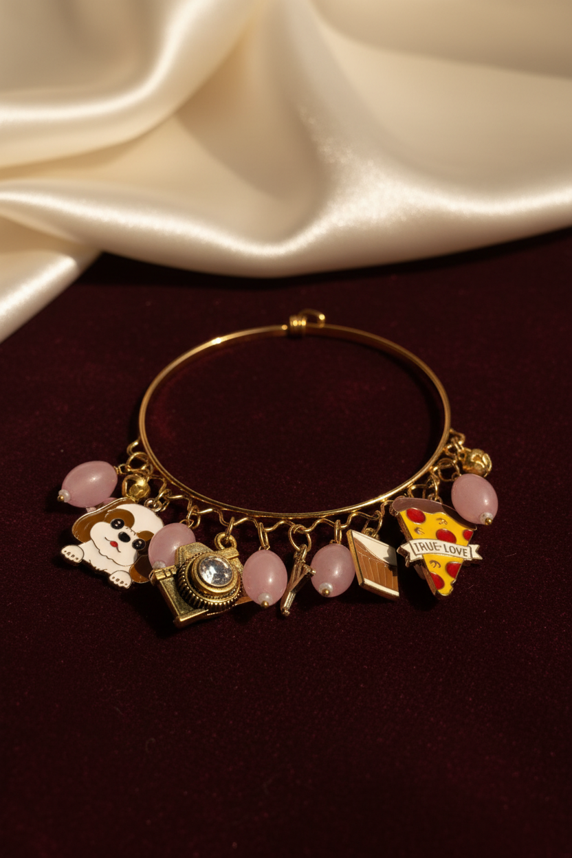 Charm Bangle Style 2 - Fun and Quirky
