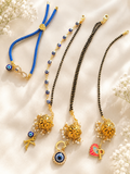 Nazariya Bracelet No. 1 - Blue Rope Evil Eye Rakhi