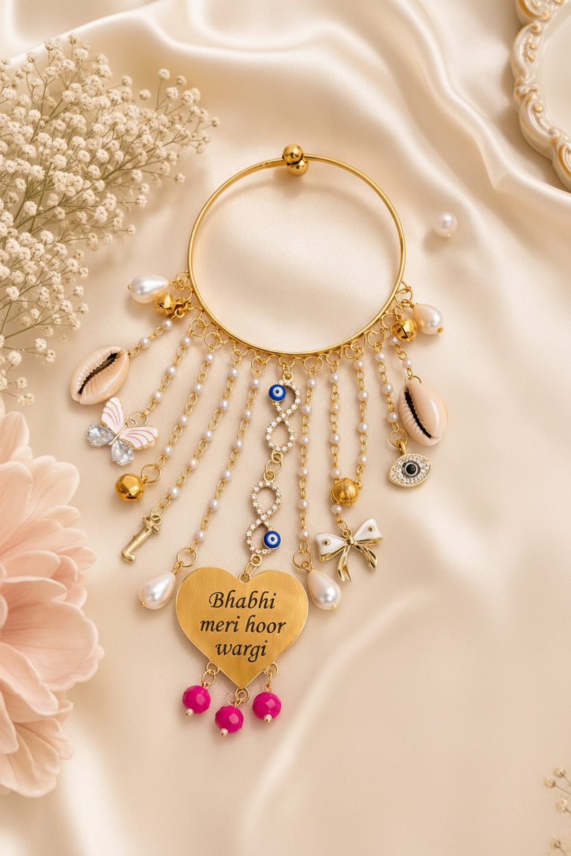 Infinity Heart Rakhi by Bloom & Blossom