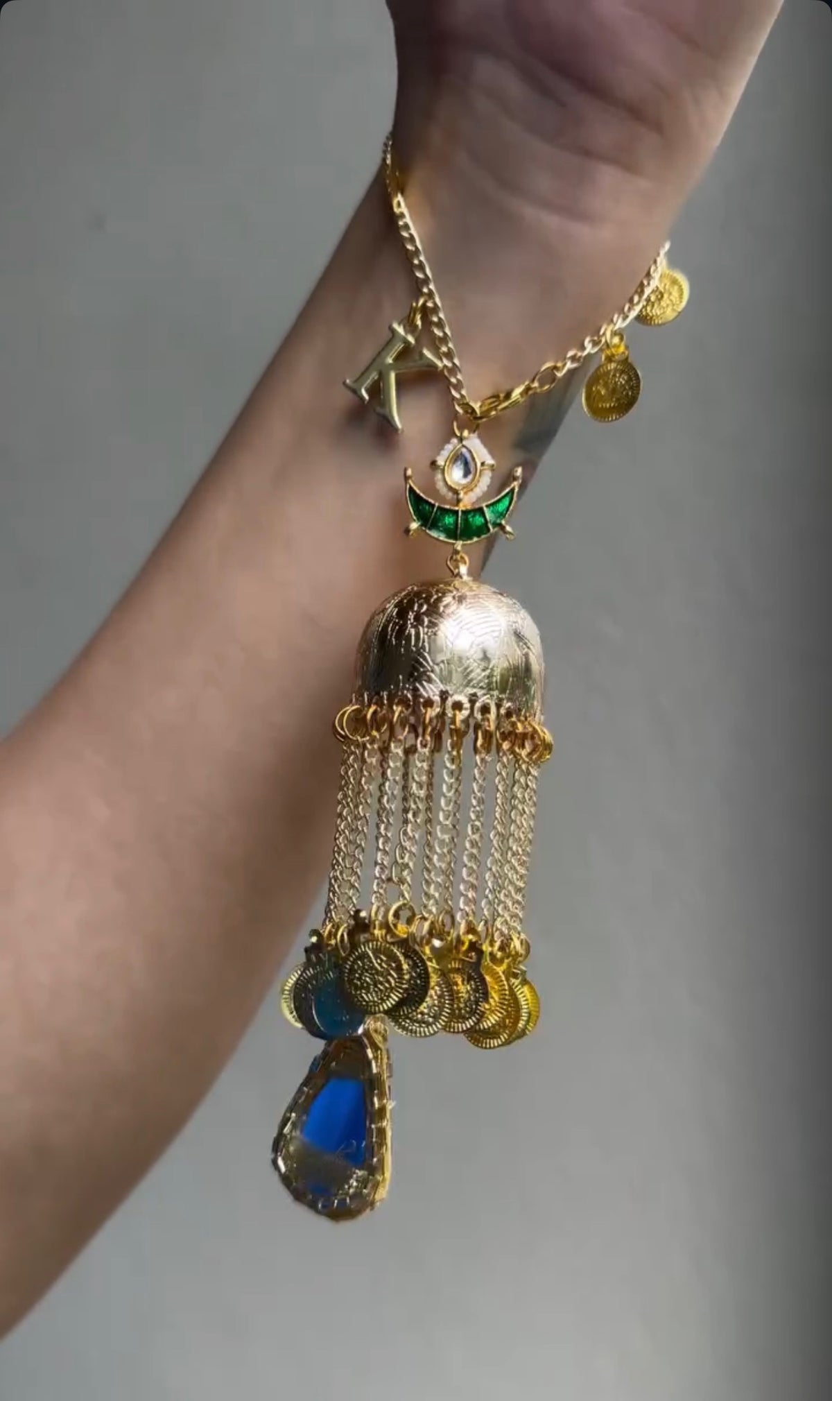 Mirror Lumba worn on wrist